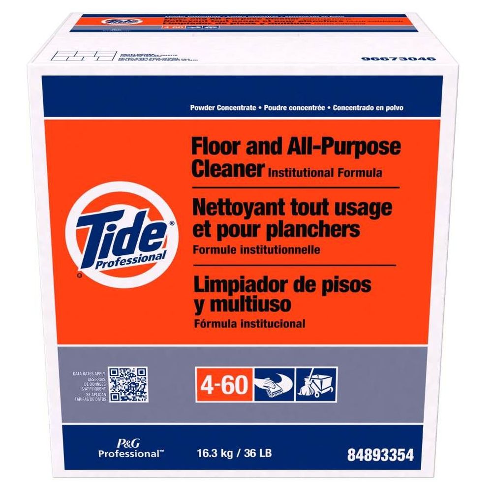 Tide Professional Nettoyant Multi-usages Pour Sols 4-60, 16,3 Kg