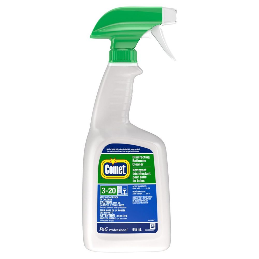 Comet Disinfecting Bathroom Cleaner Spray, 945 Ml -- 8 Per Case
