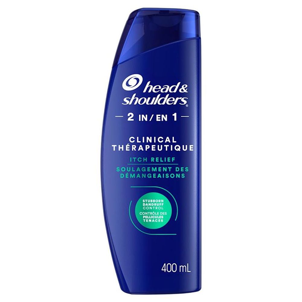 Head And Shoulders Clinical Itch Relief And Anti-dandruff 2-in-1 Shampoo, 400 Ml -- 6 Per Case