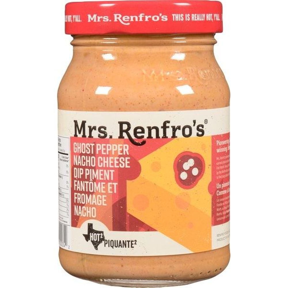 Mrs. Renfro's Ghost Pepper Nacho Cheese Dip, 473 Ml -- 6 Per Case