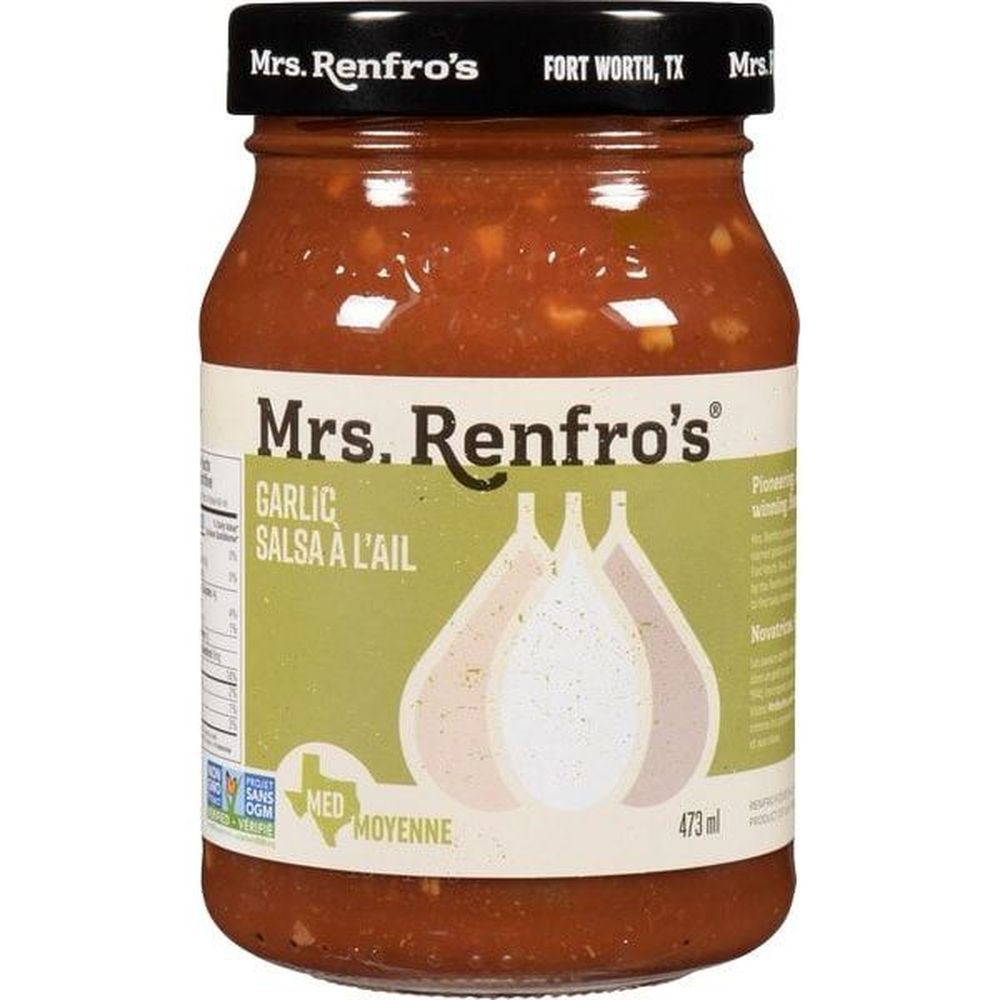 Mrs. Renfro's Salsa À L'ail, 473 Ml -- 6 Par Boîte
