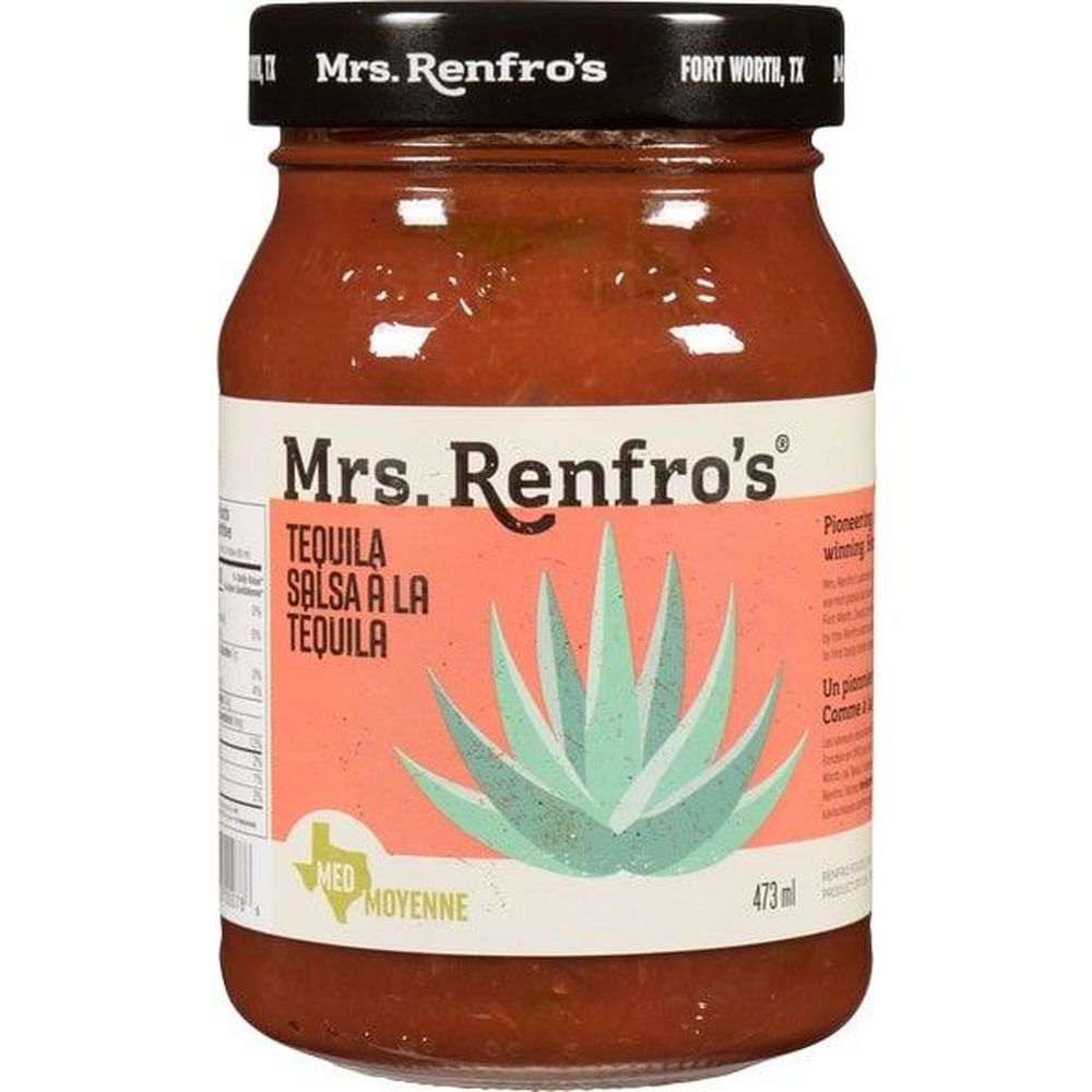 Mrs. Renfro's Salsa À La Tequila, 473 Ml -- 6 Par Caisse