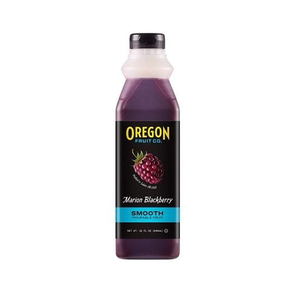 Oregon Fruit Marion Blackberry Smooth Pourable Fruit, 32 Fl Oz -- 6 Per Case