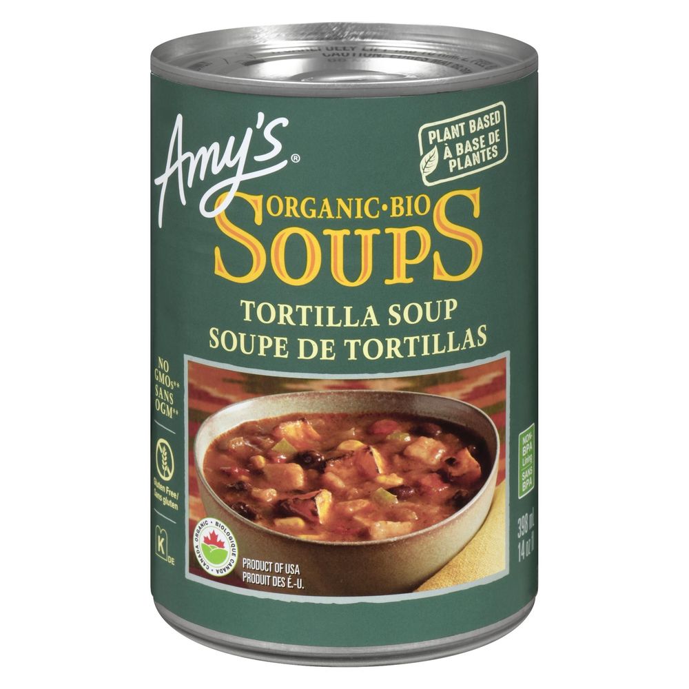 Amy's Soupe Tortilla Biologique, 398 Ml -- 12 Par Caisse