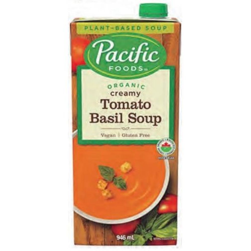 Pacific Foods Organic Creamy Tomato Basil Soup, 946 Ml -- 12 Per Case