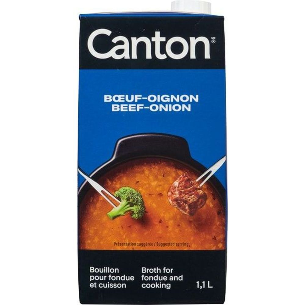 Canton Beef And Onion Broth Fondue, 1.1 L -- 12 Per Case