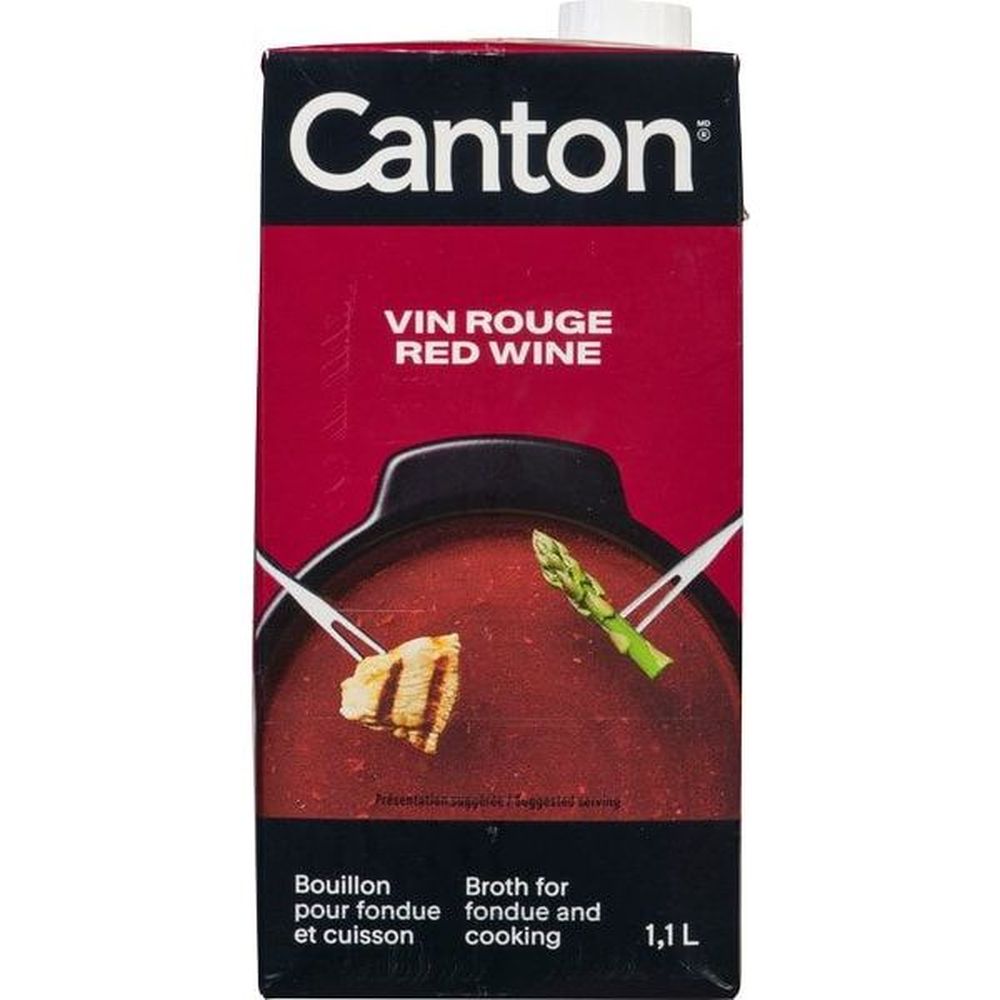 Canton Red Wine Broth Fondue, 1.1 L -- 12 Per Case
