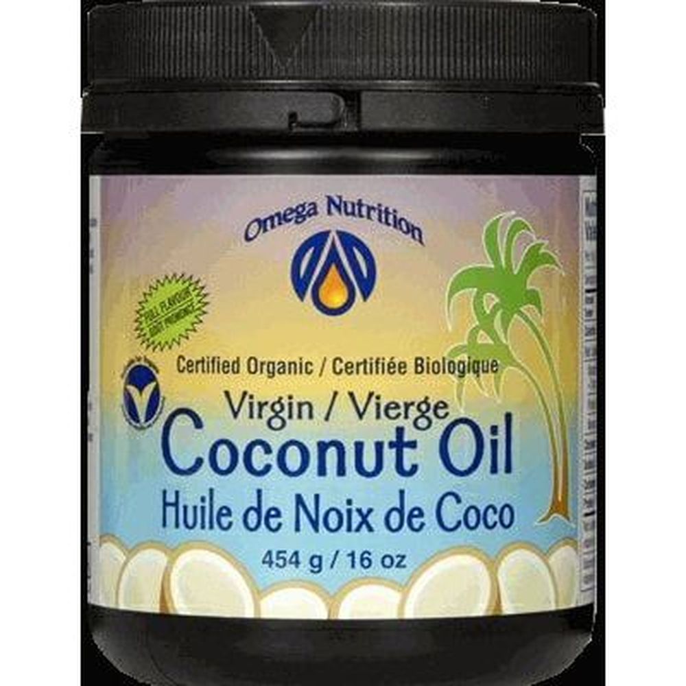 Omega Nutrition Virgin Coconut Oil, 454 G -- 6 Per Case