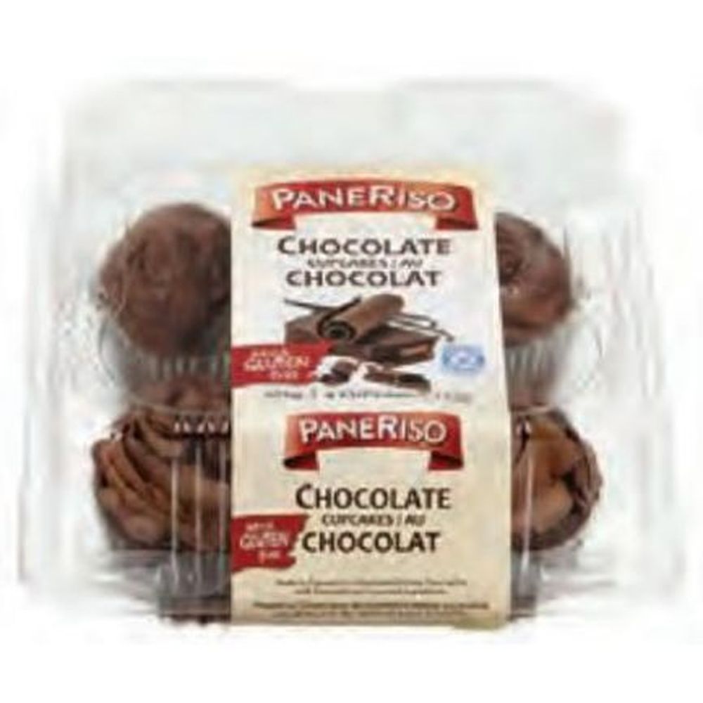 Paneriso Gluten-free Chocolate Cupcakes, 349 G -- 6 Per Case