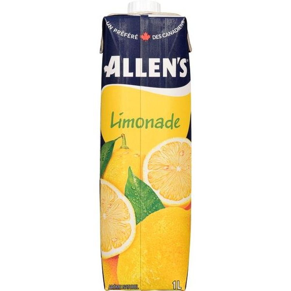 Allen's Lemonade Drink, 1 L -- 12 Per Case