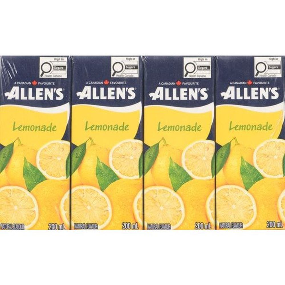 Allen's Lemonade Drink, 200 Ml -- 32 Per Case