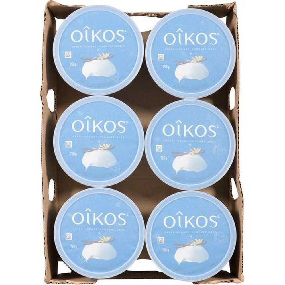 Oikos Vanilla Greek Yogurt, 750 G -- 6 Per Case