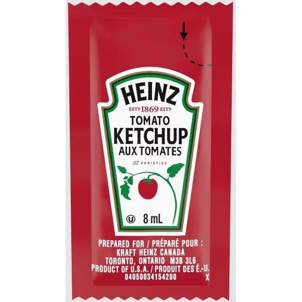 Heinz Tomato Ketchup, 8 Ml -- 500 Per Case