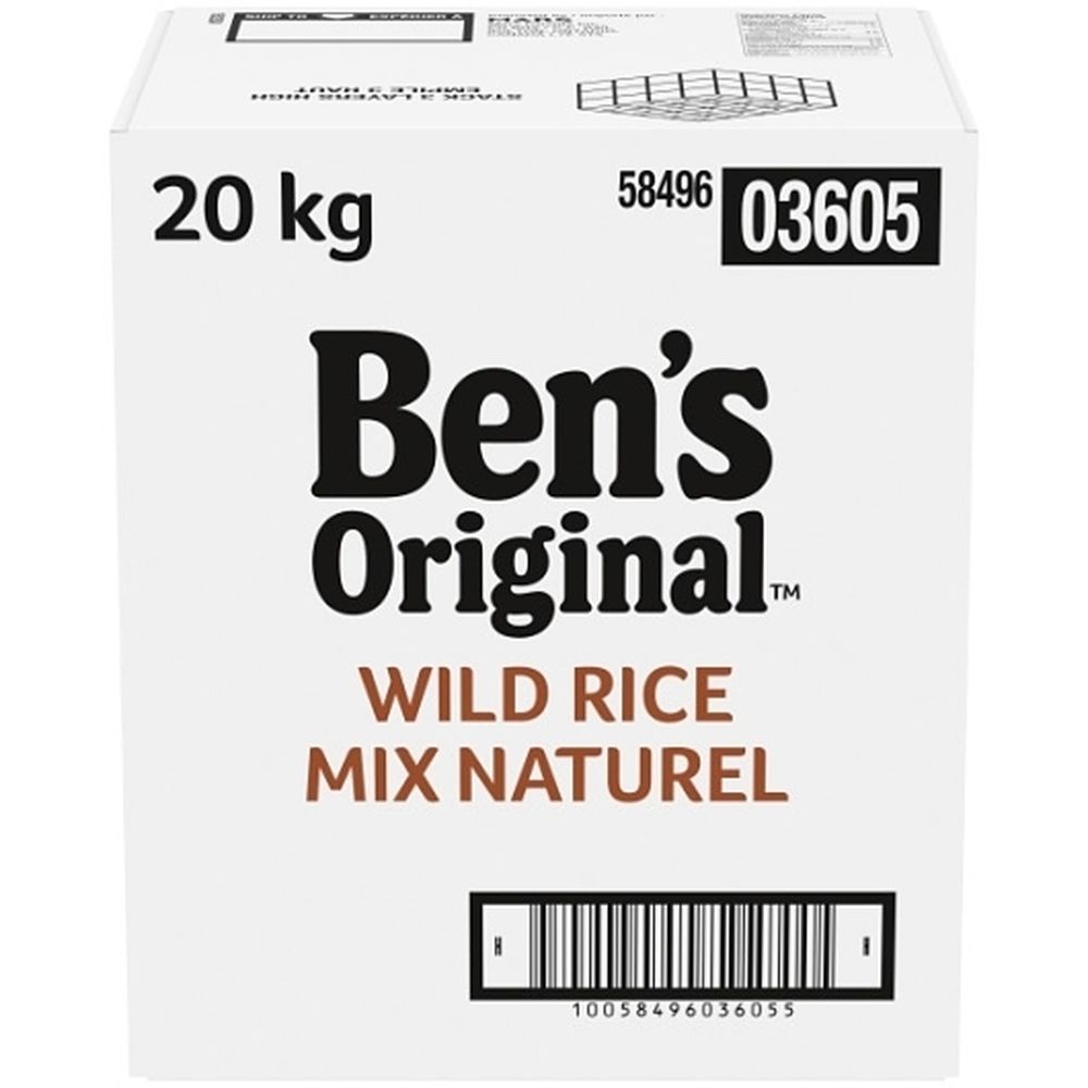 Ben's Original Natural Wild Rice Mix, 20 Kg