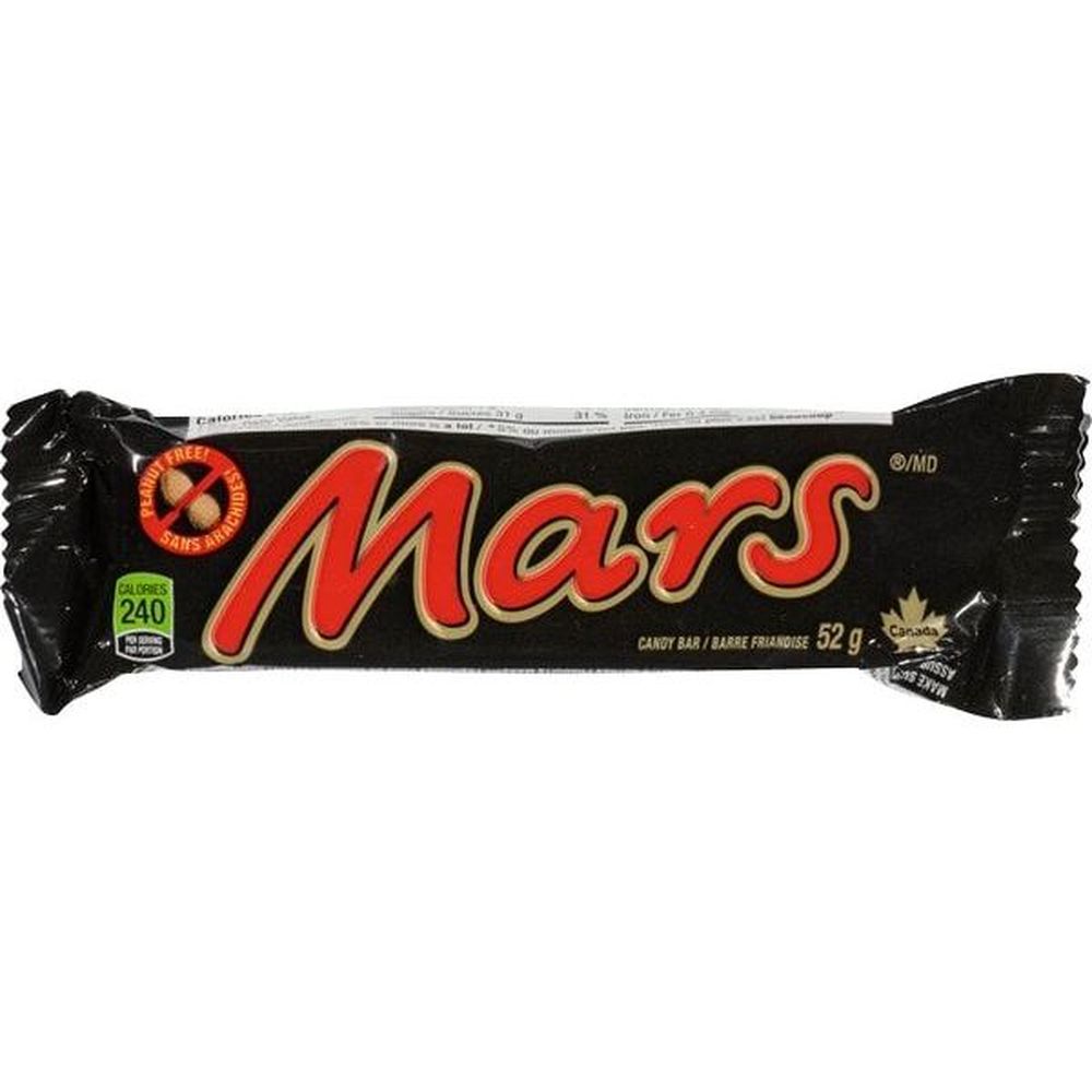 Mars Chocolate Bar, 52 G -- 4 Per Case