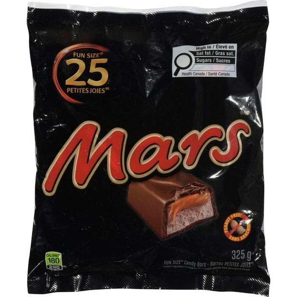 Mars Individually Wrapped Fun Size Chocolate Bar, 24 Count