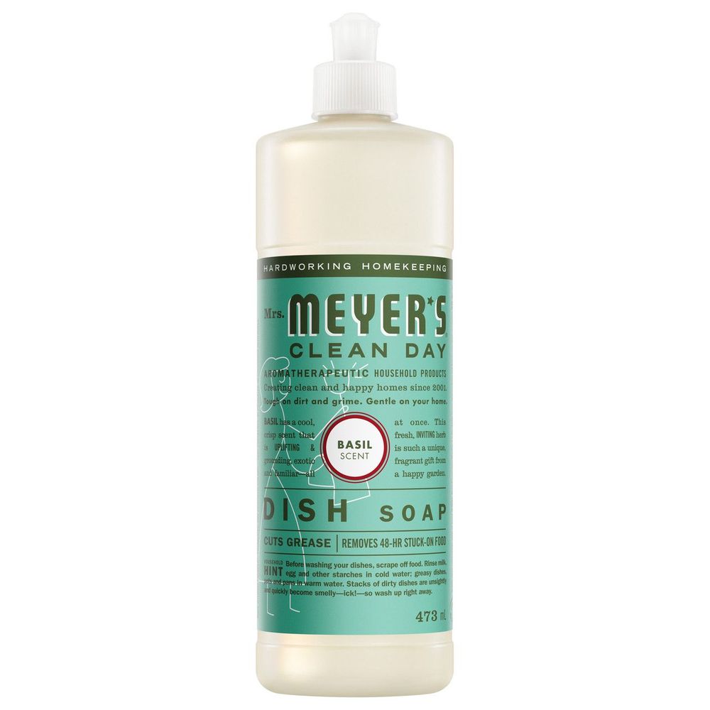 Mrs. Meyer's Clean Day Basil Dish Soap, 473 Ml -- 6 Per Case