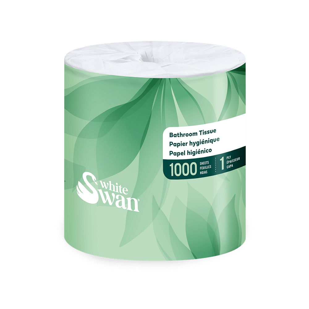 White Swan Classic White 1-ply Bathroom Tissue, 4 X 3.8 In -- 48 Per Case