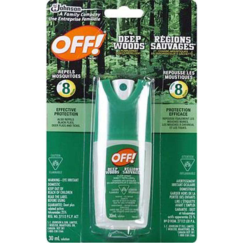 Off! Insectifuge Deep Woods 4, Vaporisateur À Pompe De 30 Ml -- 12 Par Boîte