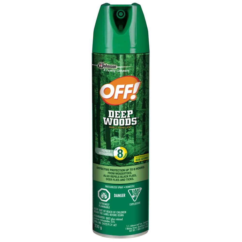 Off! Insecticide Deep Woods - Aérosol, 230 G - 12 Unités Par Boîte