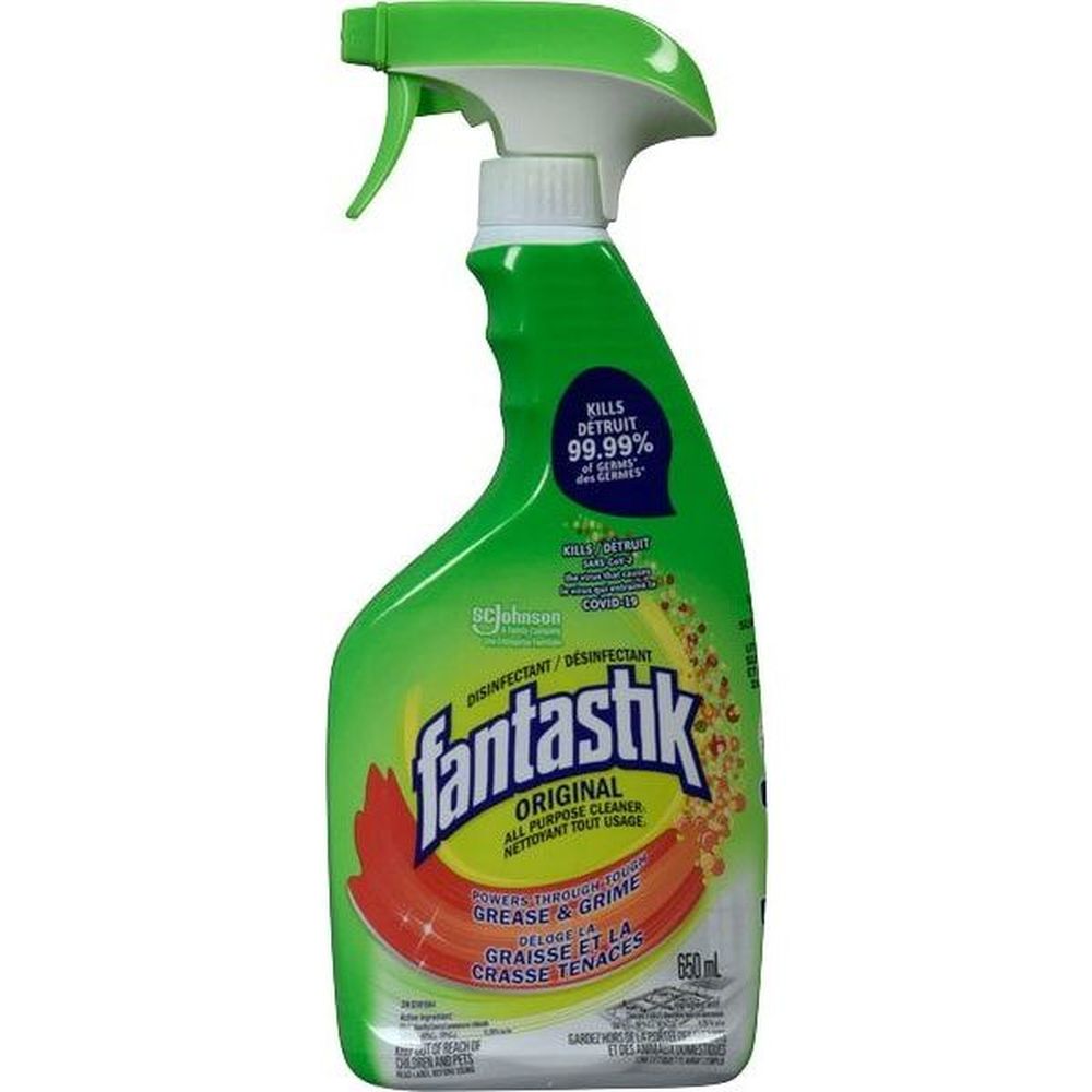 Fantastik Nettoyant Désinfectant Multi-usages Original, 650 Ml – 12 Par Boîte