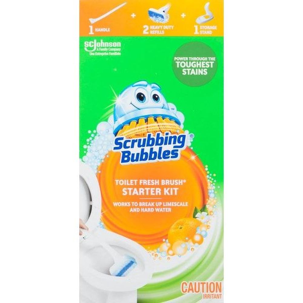 Scrubbing Bubbles Toilet Fresh Brush Starter Kit -- 5 Per Case