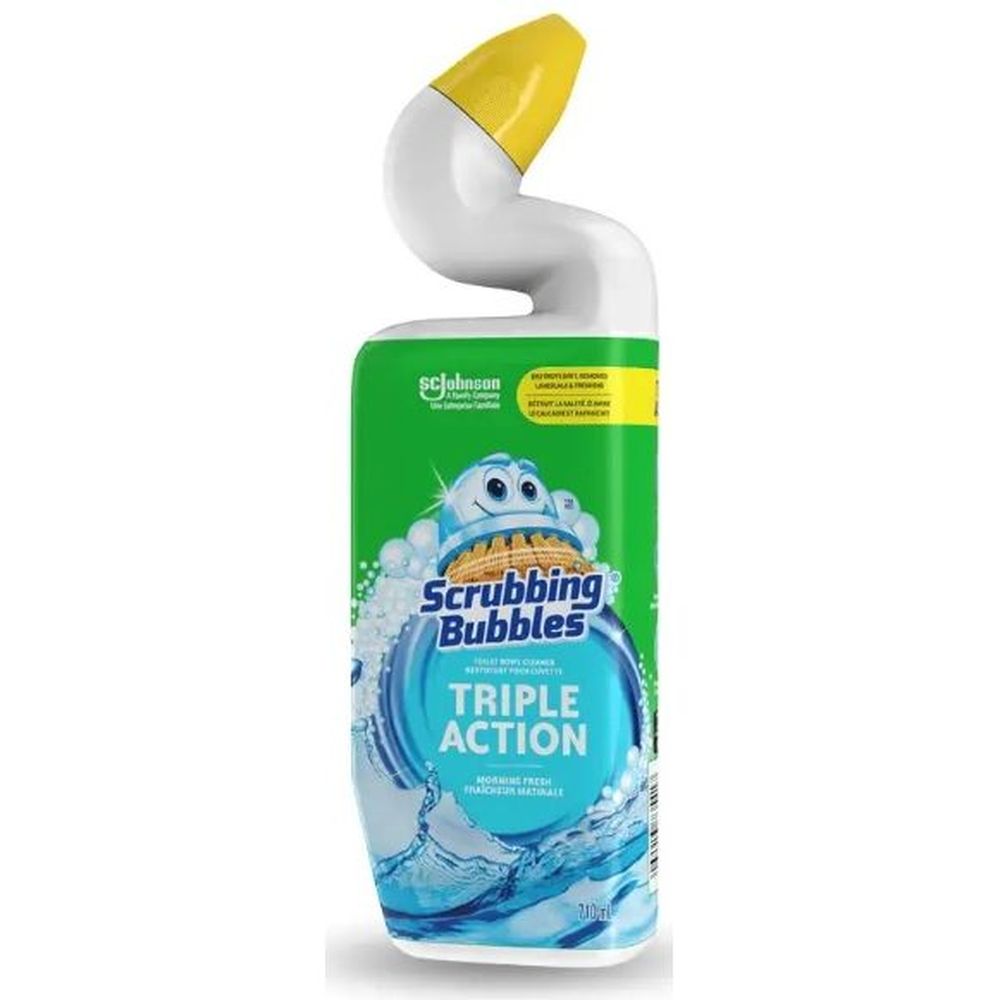 Scrubbing Bubbles Nettoyant Pour Cuvette De Toilette Triple Action Rainshower, 710 Ml – 9 Par Boîte
