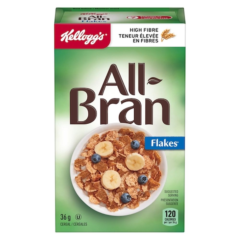 All-bran Flakes Cereal, 36 G -- 70 Per Case