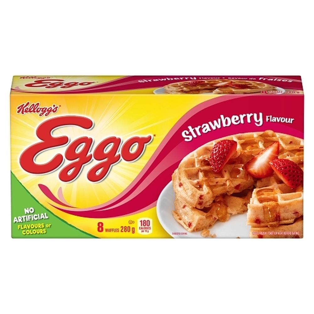 Eggo Strawberry Waffles, 280 G -- 12 Per Case