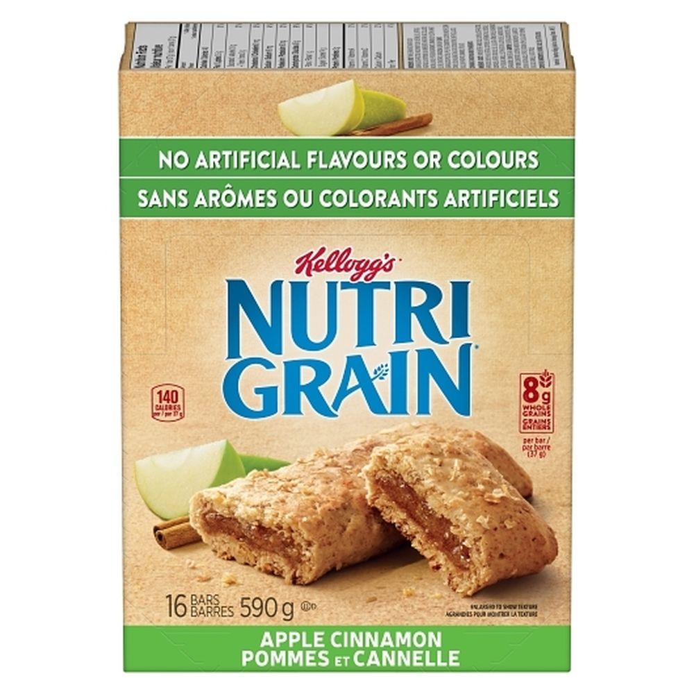 Nutri-grain Apple Cinnamon Cereal Bar, 37 G -- 48 Per Case
