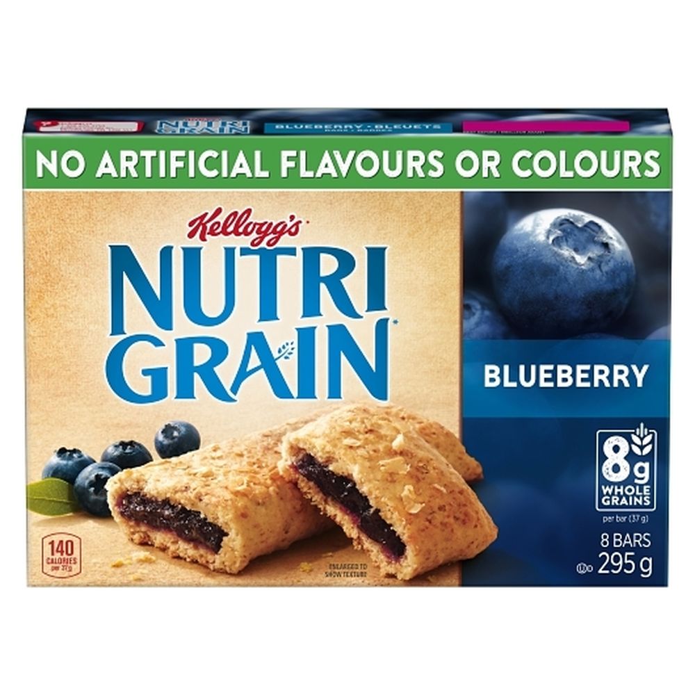 Nutri-grain Blueberry Cereal Bar, 295 G -- 12 Per Case