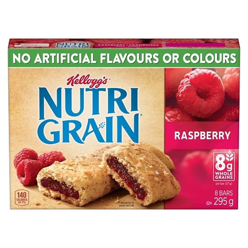 Nutri-grain Raspberry Cereal Bar, 295 G -- 12 Per Case