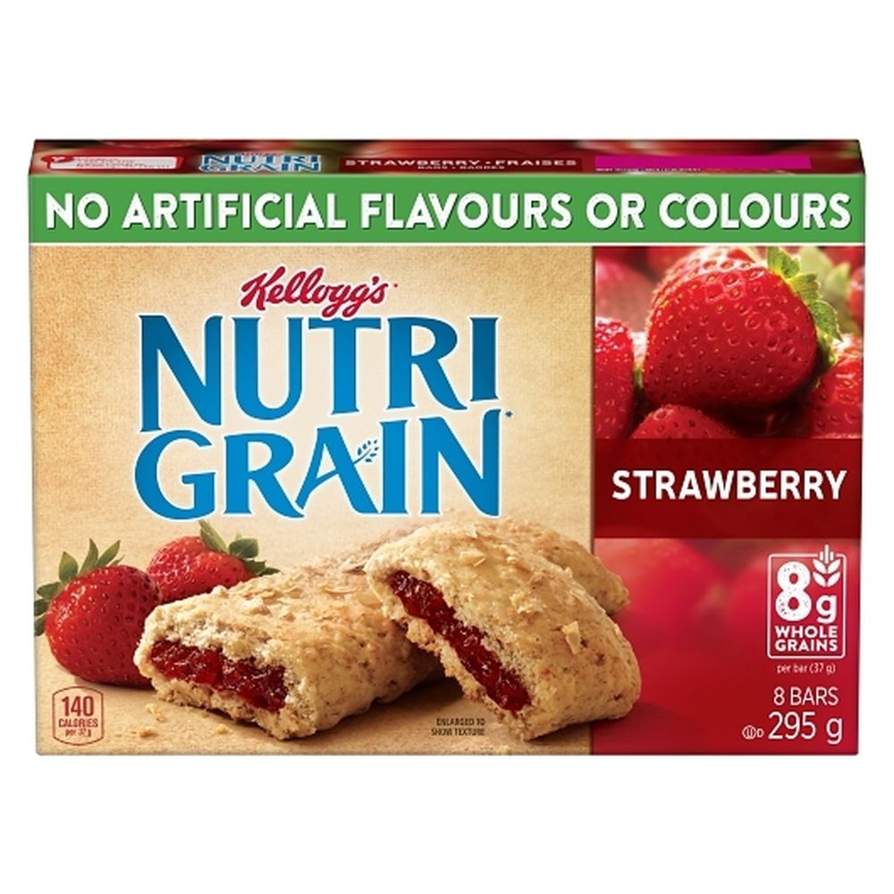 Nutri-grain Strawberry Cereal Bar, 295 G -- 12 Per Case