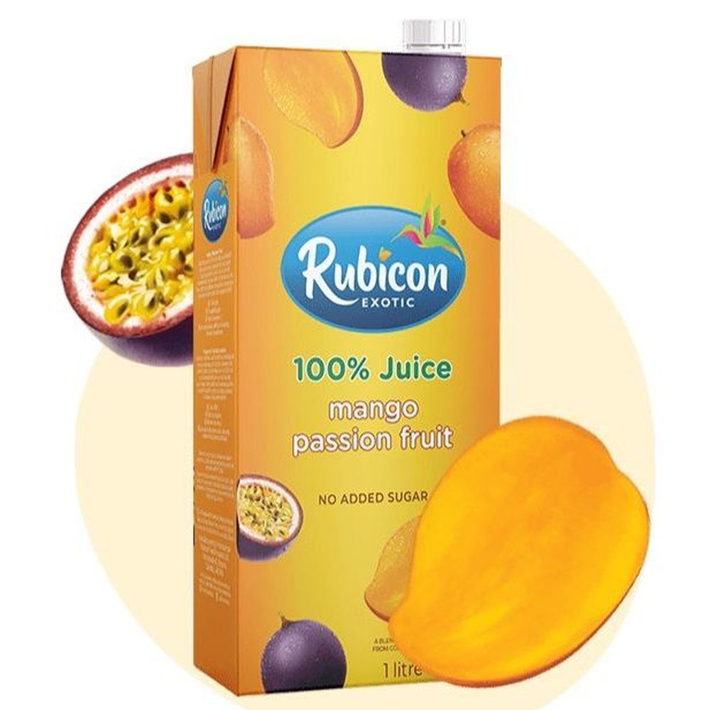 Rubicon Exotic Mango Passion Fruit Juice, 1 L -- 12 Per Case
