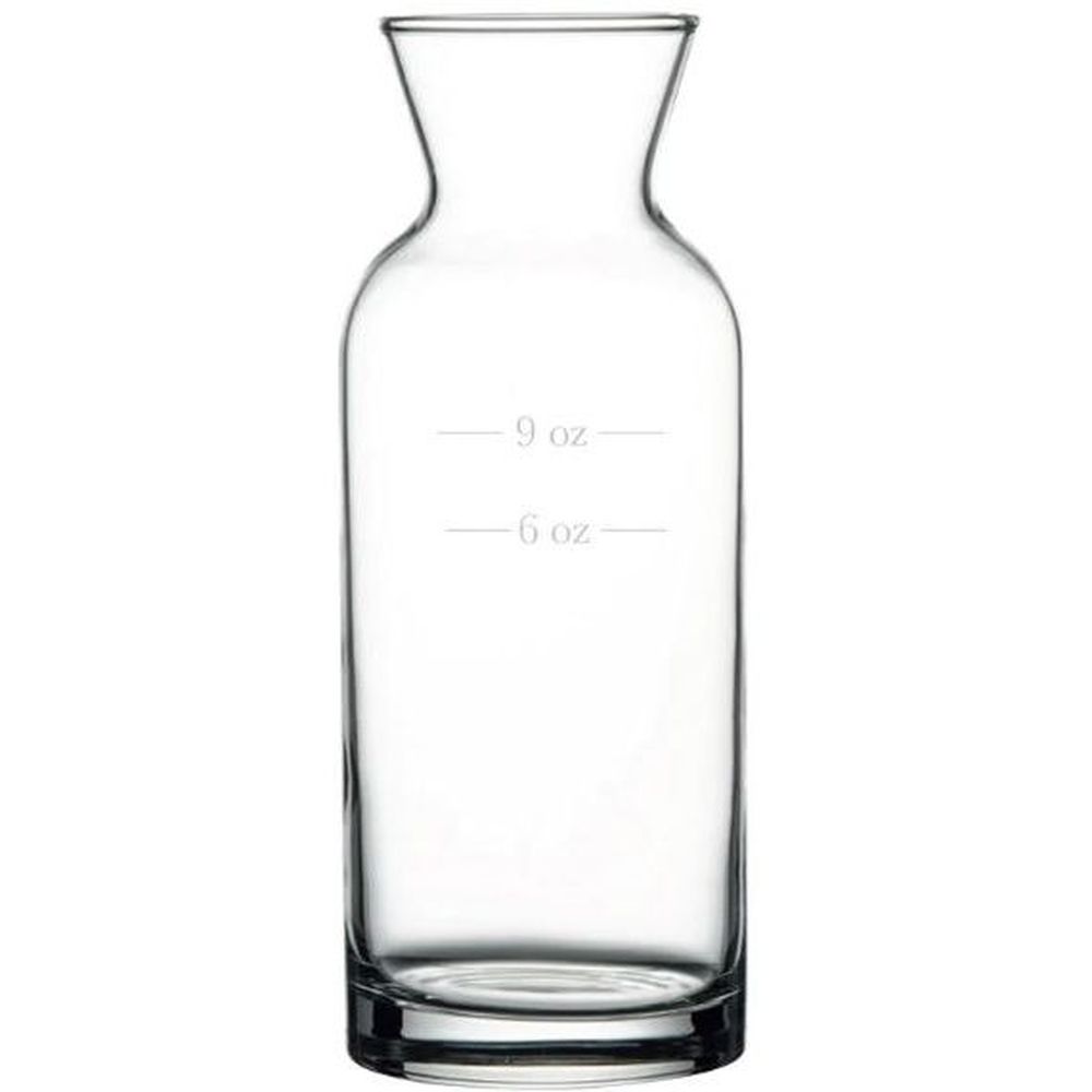 Pasabahce Village Tempered Carafe With 6 And 9 Oz Line, 12 Oz Capacity -- 12 Per Case