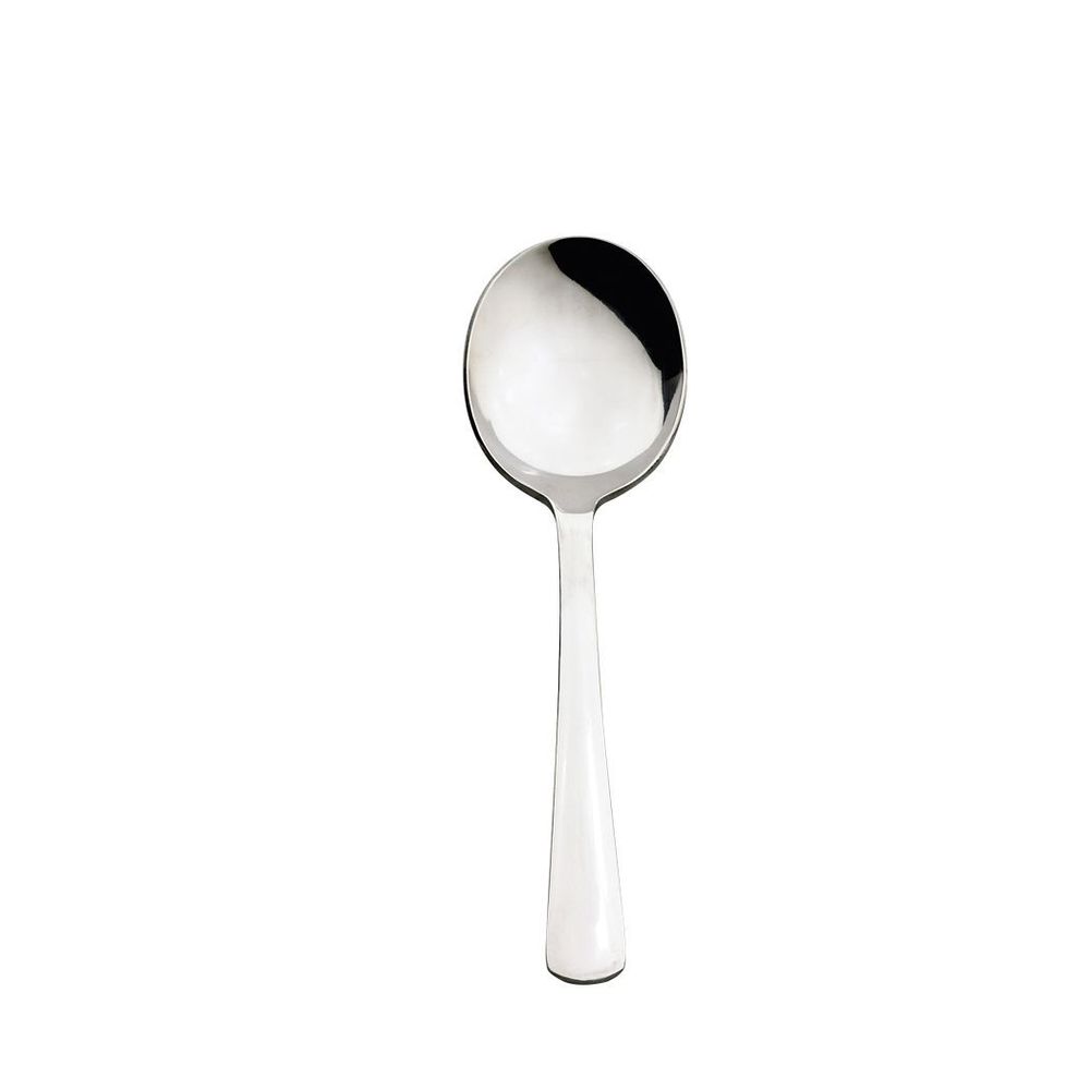 Win2 18/0 Stainless Steel Mirror Finish Bouillon Spoon, 6 In -- 24 Per Case