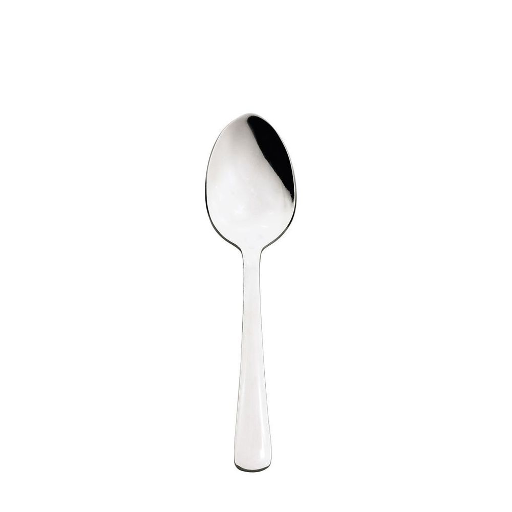 Win2 18/0 Stainless Steel Mirror Finish Round Teaspoon, 6.3 In -- 24 Per Case
