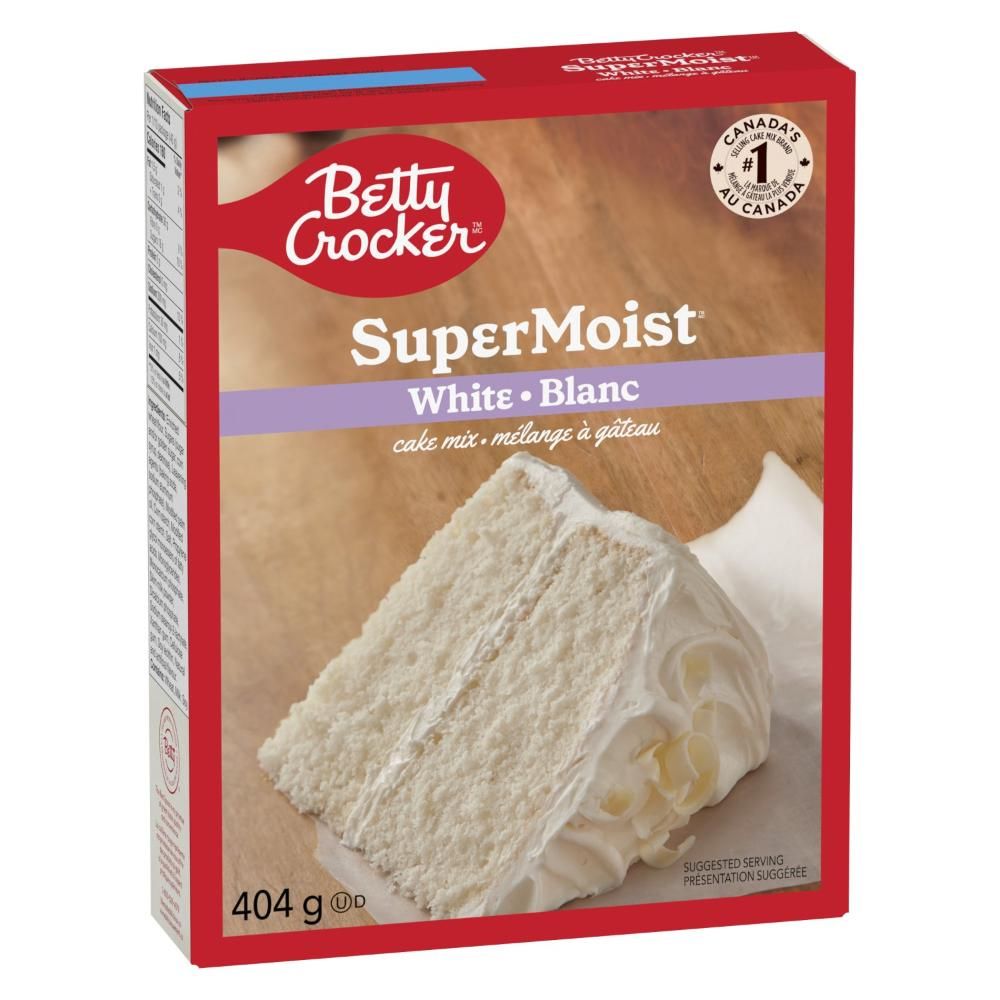 Betty Crocker White Cake Mix, 404 G - 12 Per Case