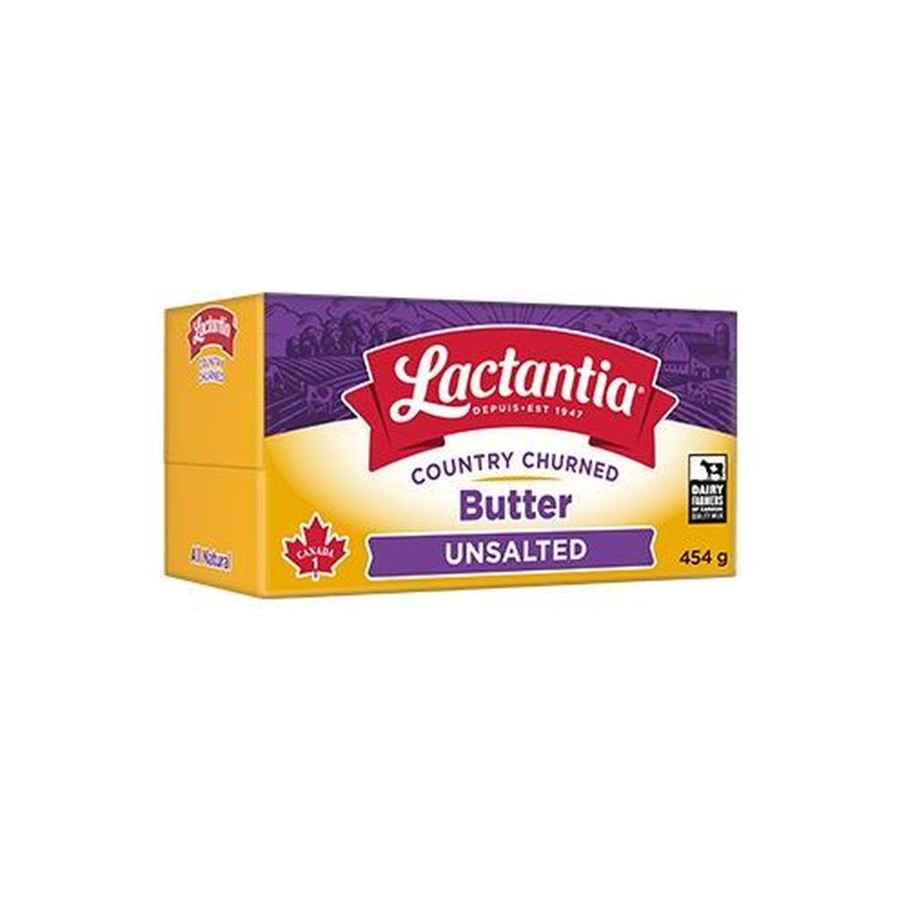 Lactantia Unsalted Butter, 454 G - 20 Per Case