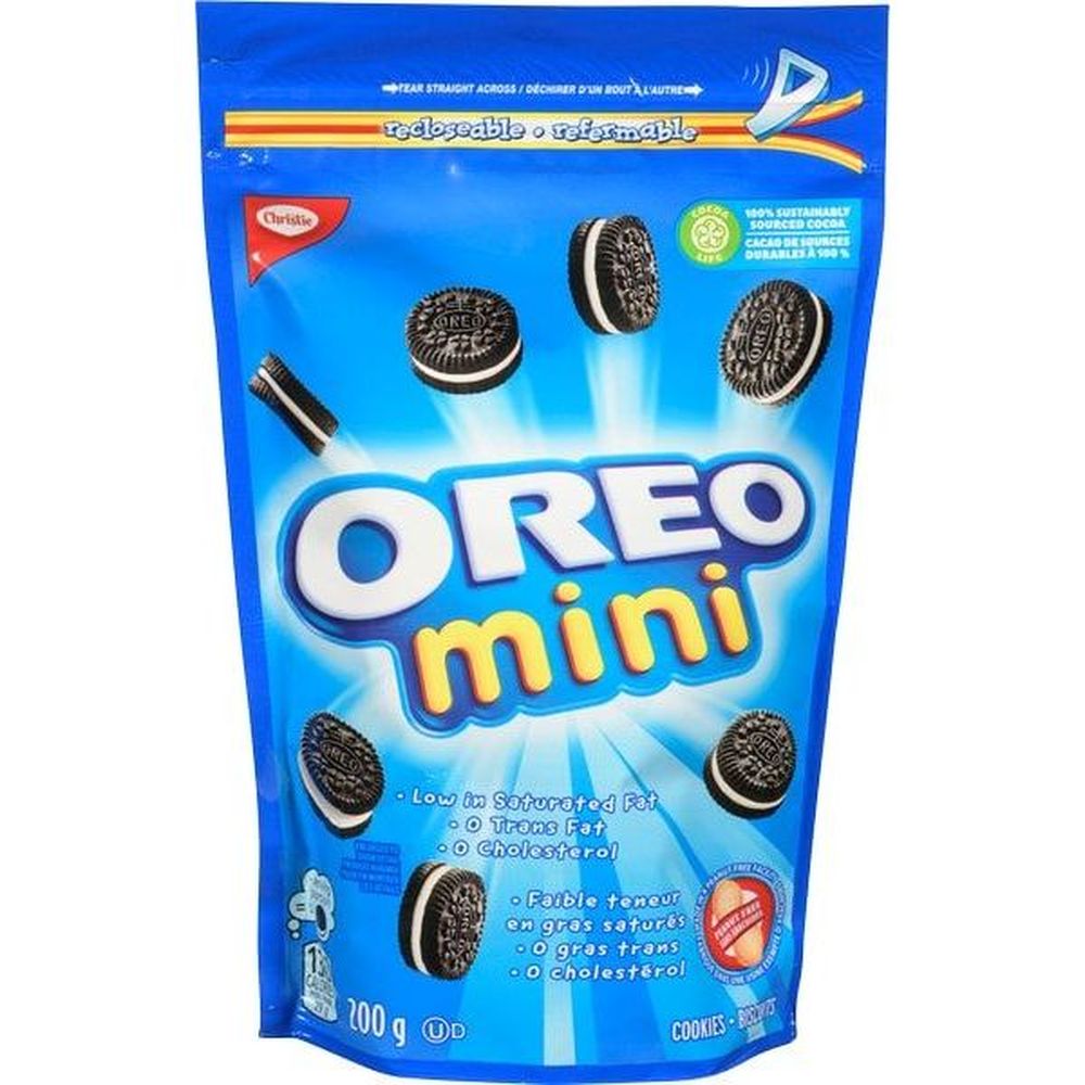 Biscuits Oreo Mini Original, 200 G -- 12 Par Bo Ite