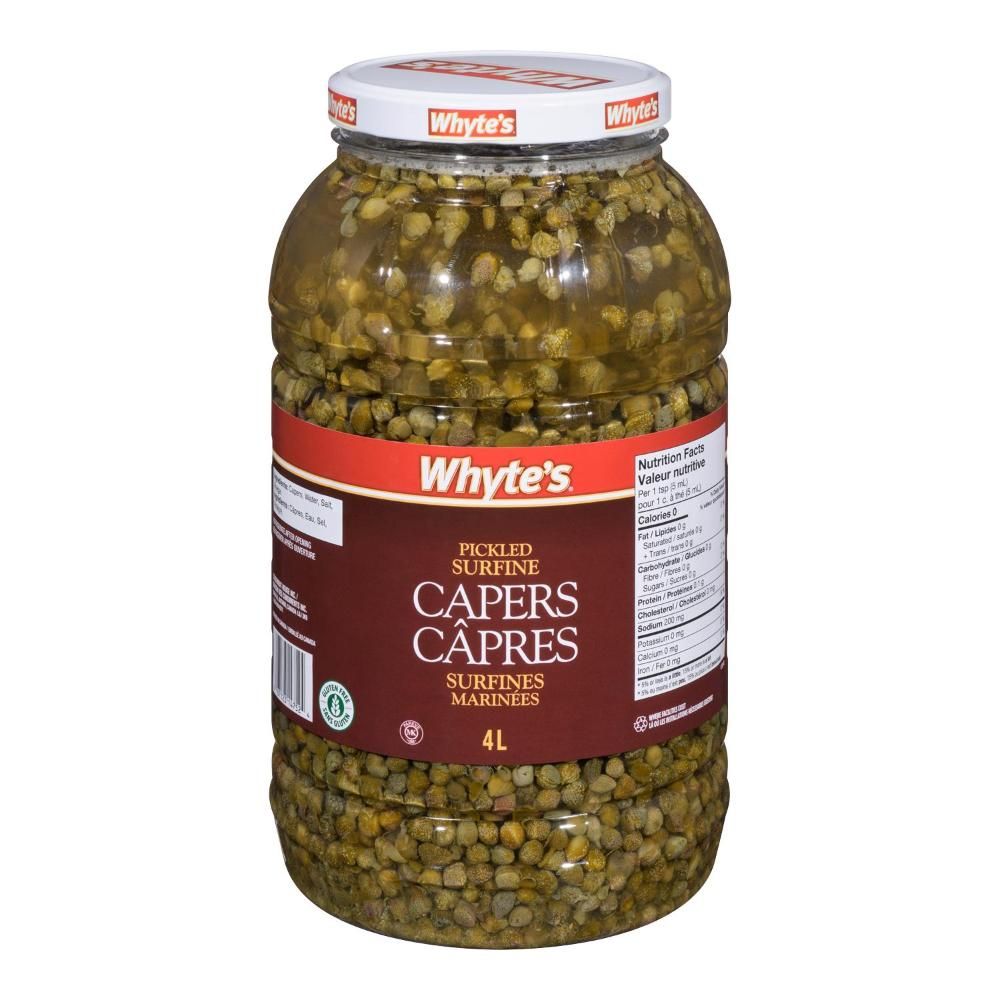 Whyte's Surfine Capers, 4 L - 2 Per Case