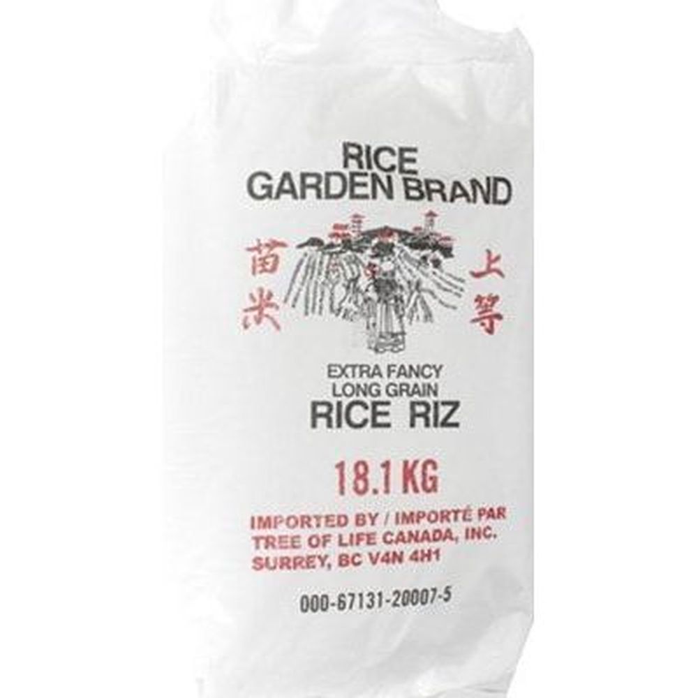 Rice Garden Extra Fancy White Long Grain Rice, 18.1 kg