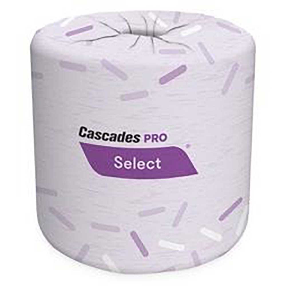 Cascades Pro Select White 2-ply Standard Bath Tissue, 420 Count -- 48 Per Case