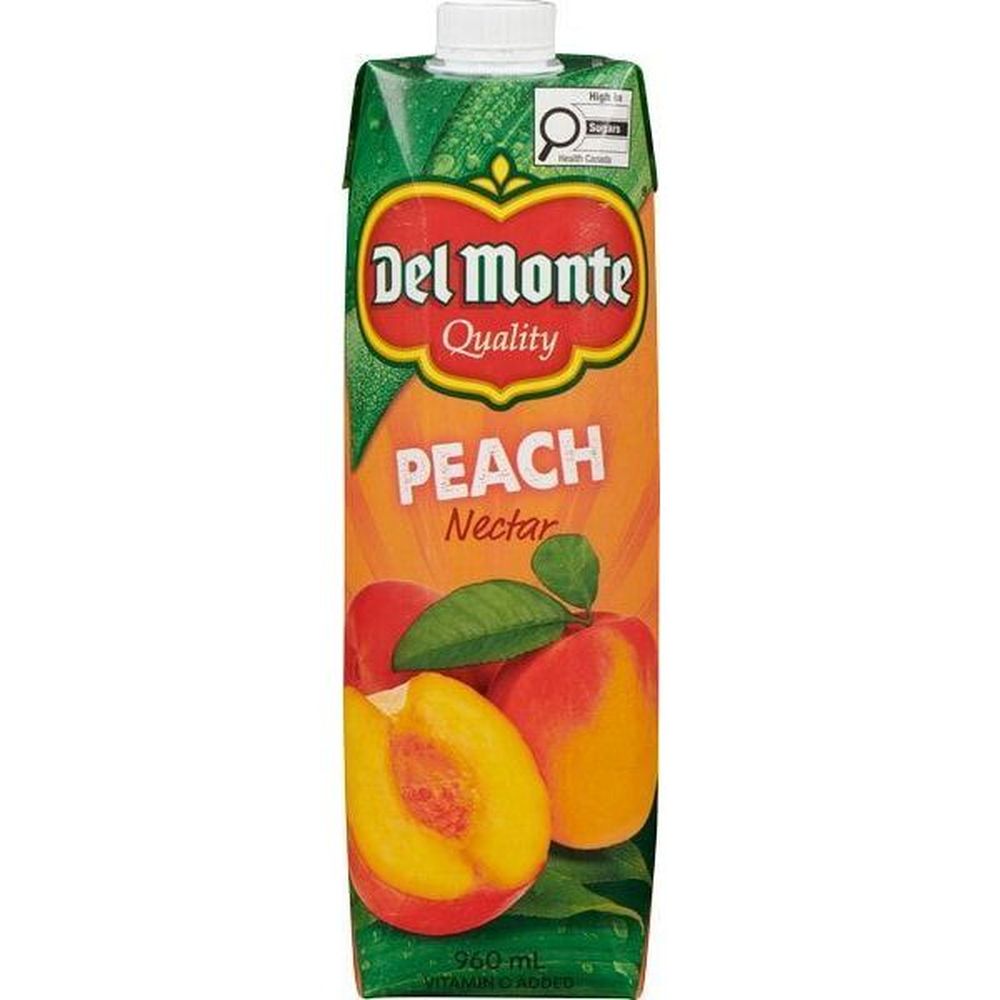 Del Monte Nectar De Pêche, 960 Ml – 12 Par Caisse