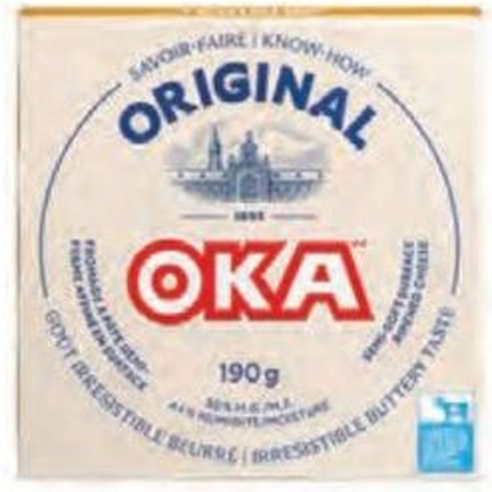 Oka Original Semi Soft Cheese, 190 G -- 6 Per Case