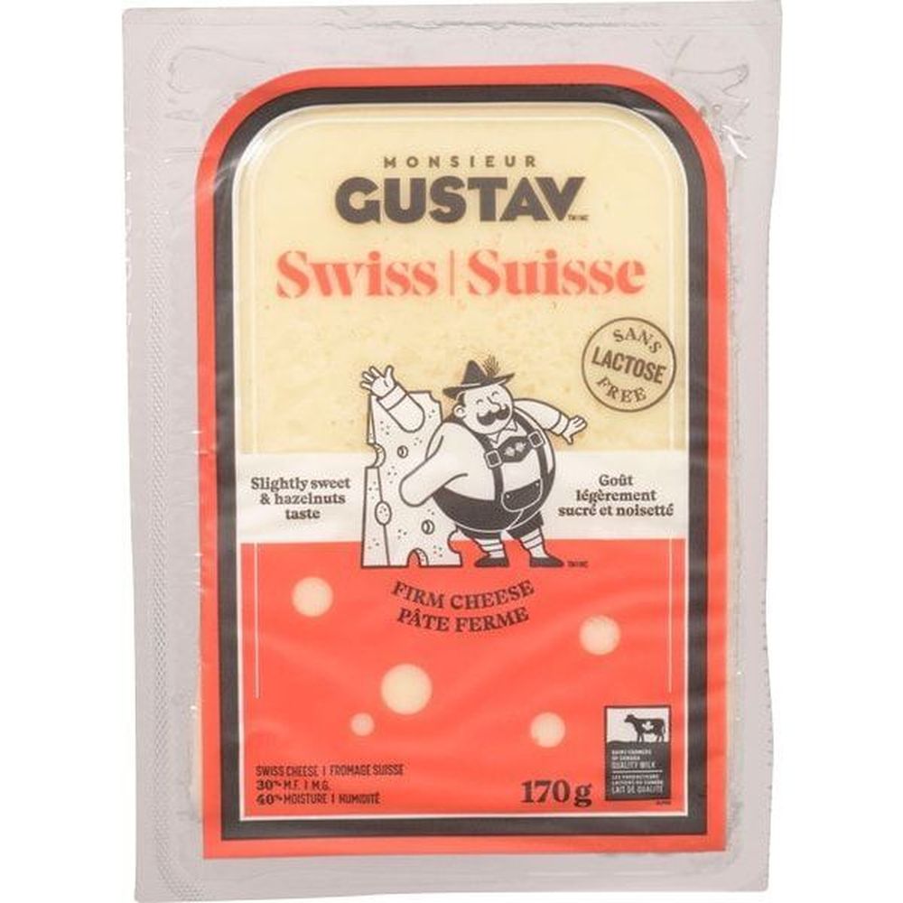Monsieur Gustav Swiss Firm Cheese, 170 G -- 12 Per Case