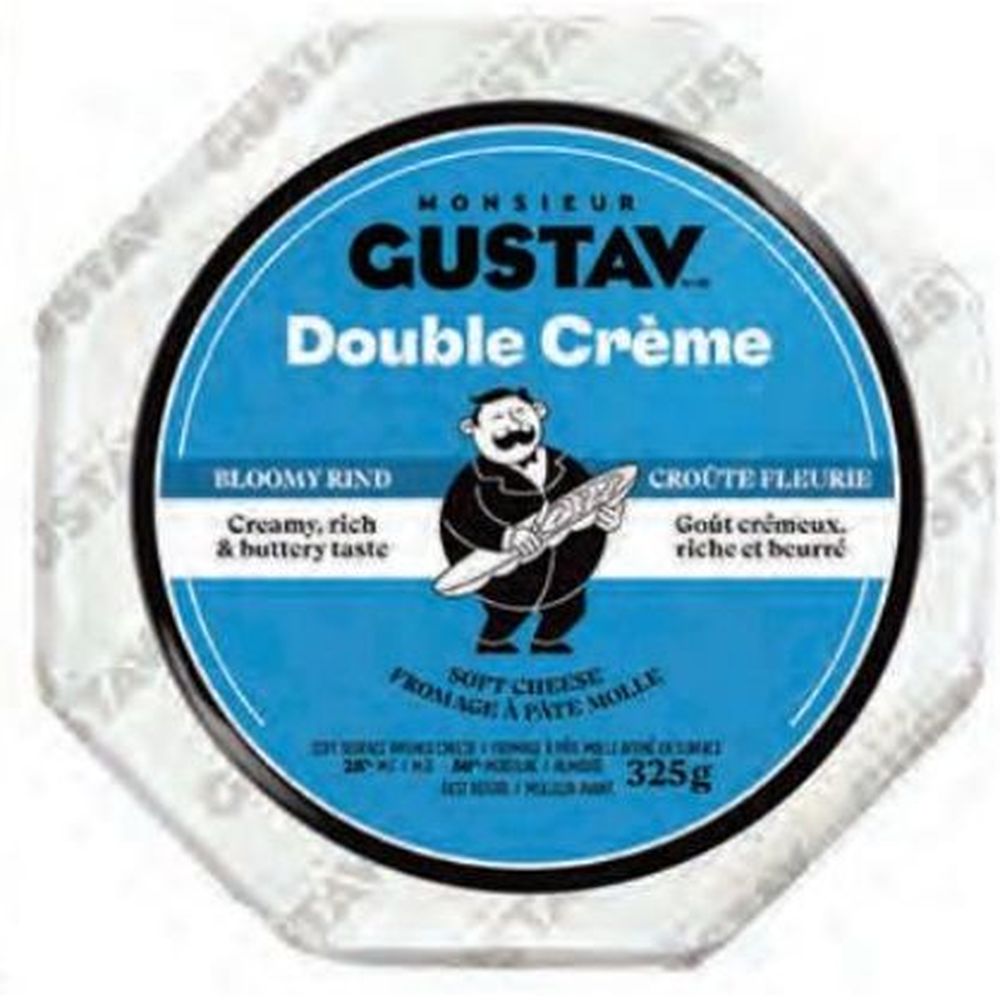 Gustav Double Cream Soft Cheese, 325 G -- 4 Per Case