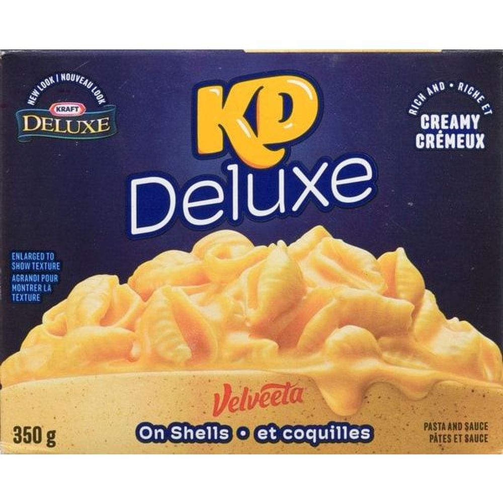 Kraft Velveeta Deluxe Macaroni And Cheese, 350 G -- 12 Per Case
