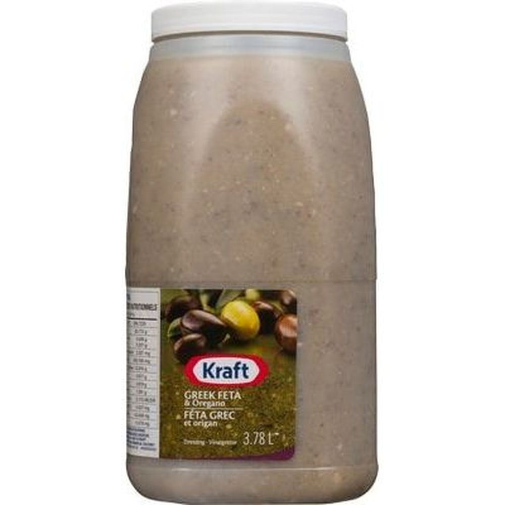 Kraft Greek Feta And Oregano Liquid Dressing, 3.78 L -- 2 Per Case