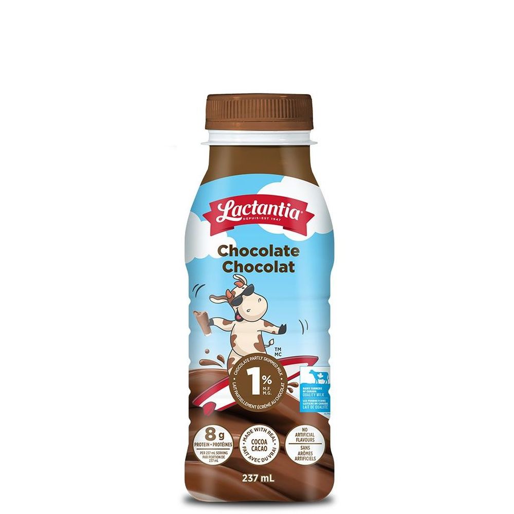 Lactantia Chocolate Milk, 237 Ml - 12 Per Case